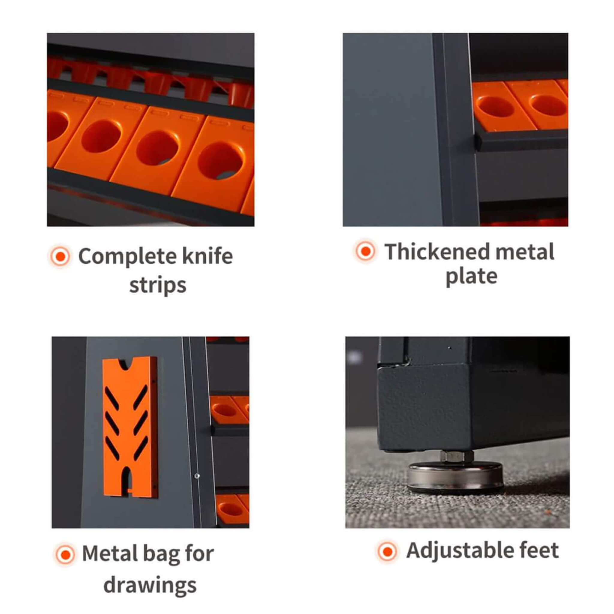 60-Inch Heavy-Duty Multifunction CNC Tool Rack Holder Organizer (SAK80412)