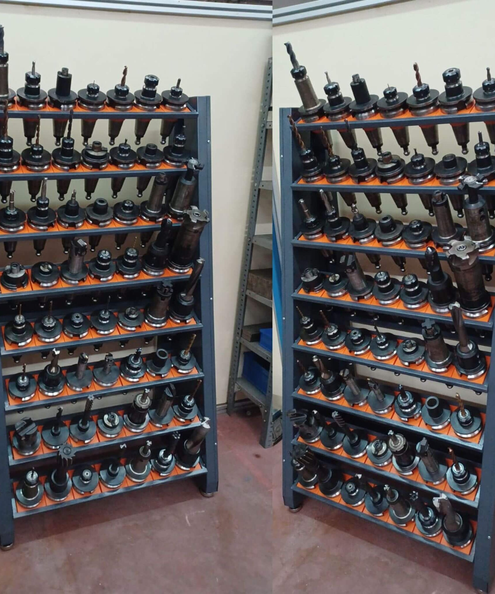 60-Inch Heavy-Duty Multifunction CNC Tool Rack Holder Organizer (SAK80412)