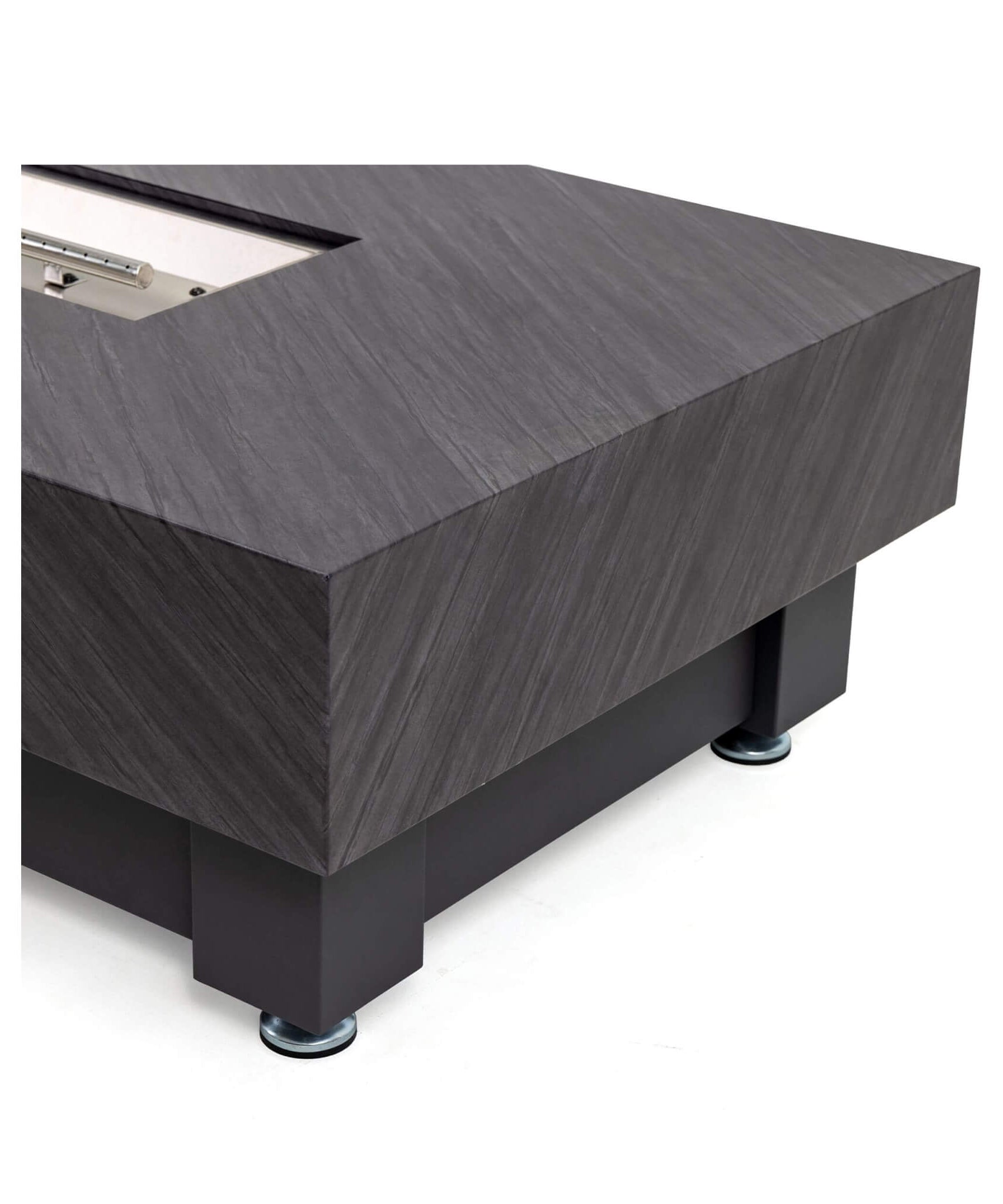 Alora Premium 60-Inch Rectangular Outdoor Modern Propane Fire Pit Table With Rain Cover (SAK91273)