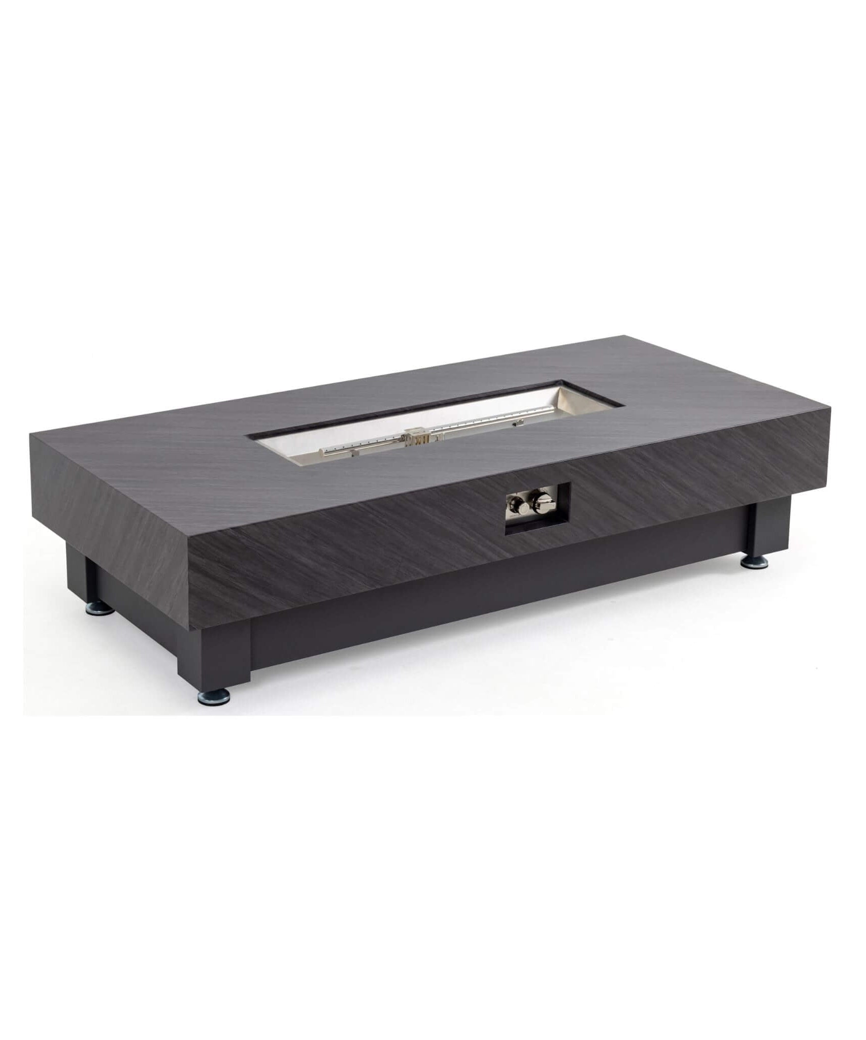 Alora Premium 60-Inch Rectangular Outdoor Modern Propane Fire Pit Table With Rain Cover (SAK91273)