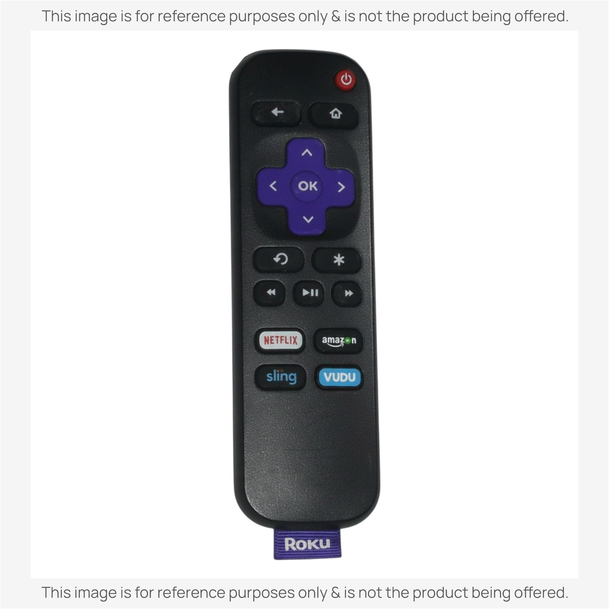 Substitute for Roku RC69 Streaming Remote Control [RRST01]