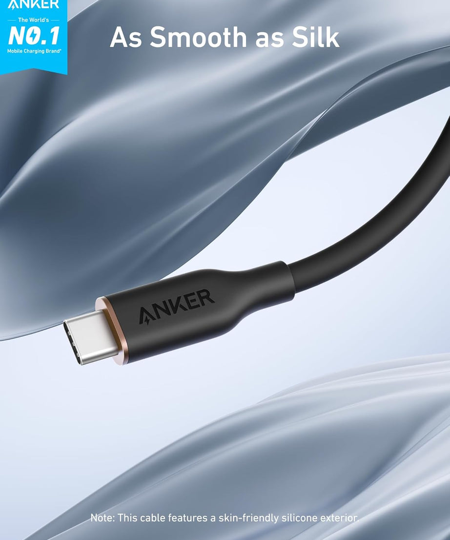 Anker <b>643</b> USB-C to USB-C Cable (Flow, Silicone)