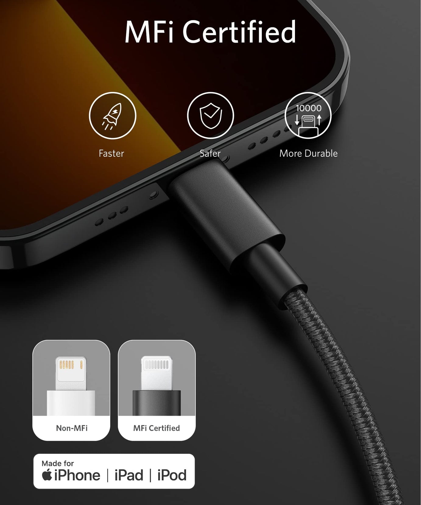 Anker <b>331</b> USB-C to Lightning Cable