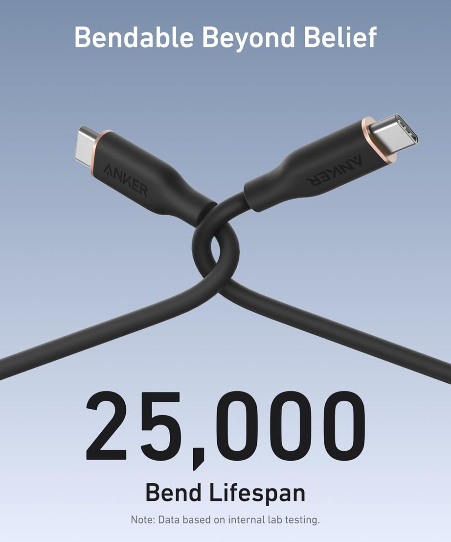 Anker <b>643</b> USB-C to USB-C Cable (Flow, Silicone)