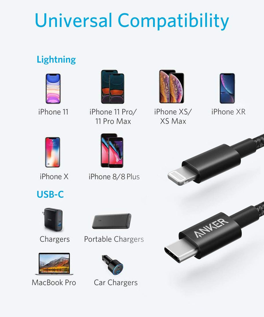 Anker <b>331</b> USB-C to Lightning Cable