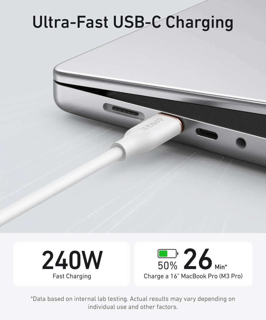 Anker <b>643</b> USB-C to USB-C Cable (Flow, Silicone)