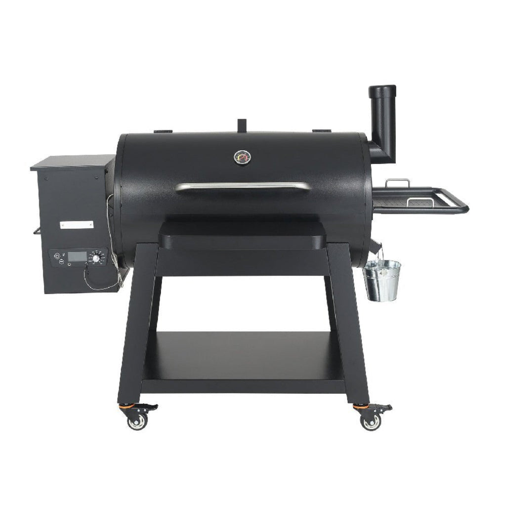 62-Inch Heavy-Duty Portable Wood Pellet BBQ Grill With Cart (SAK91308)