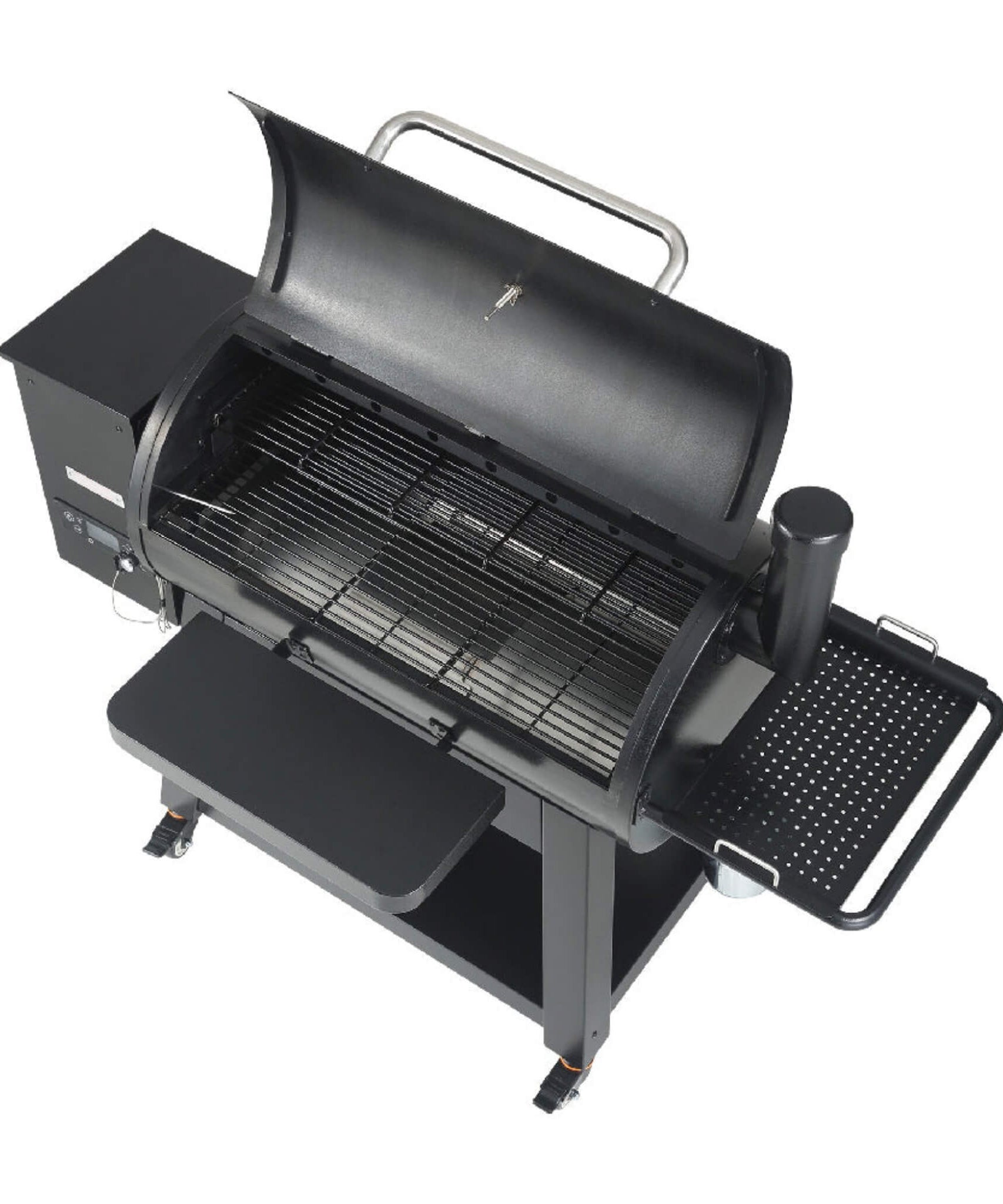 62-Inch Heavy-Duty Portable Wood Pellet BBQ Grill With Cart (SAK91308)