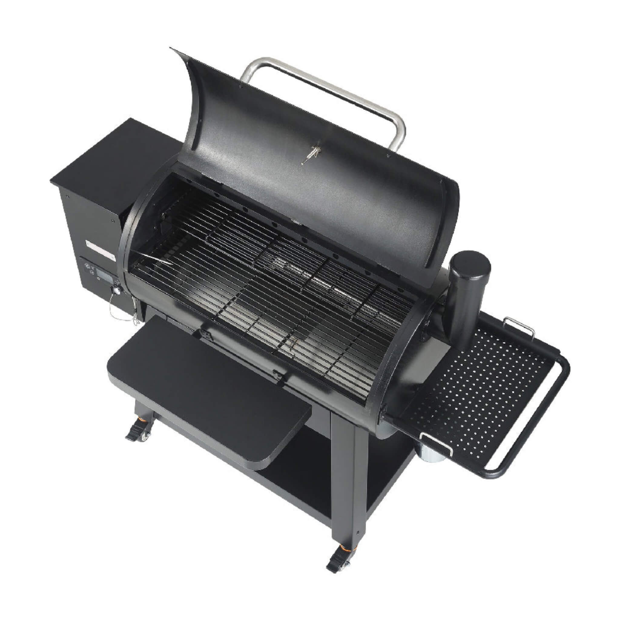 62-Inch Heavy-Duty Portable Wood Pellet BBQ Grill With Cart (SAK91308)