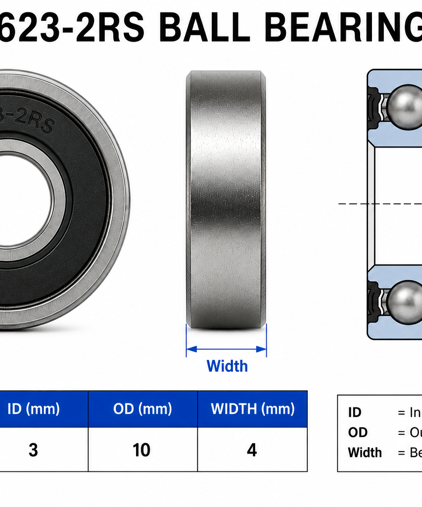 HoneyBadger Chrome Steel Bearings