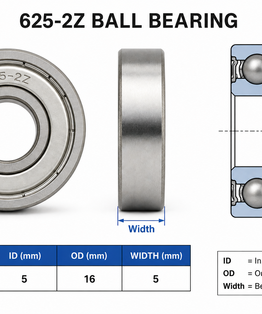 HoneyBadger Chrome Steel Bearings