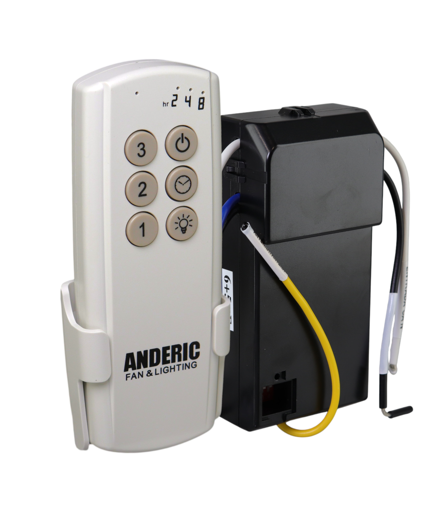 Anderic 63T-AC83T-KIT Universal Add-on Remote Control Kit for LED 3-Speed Ceiling Fans