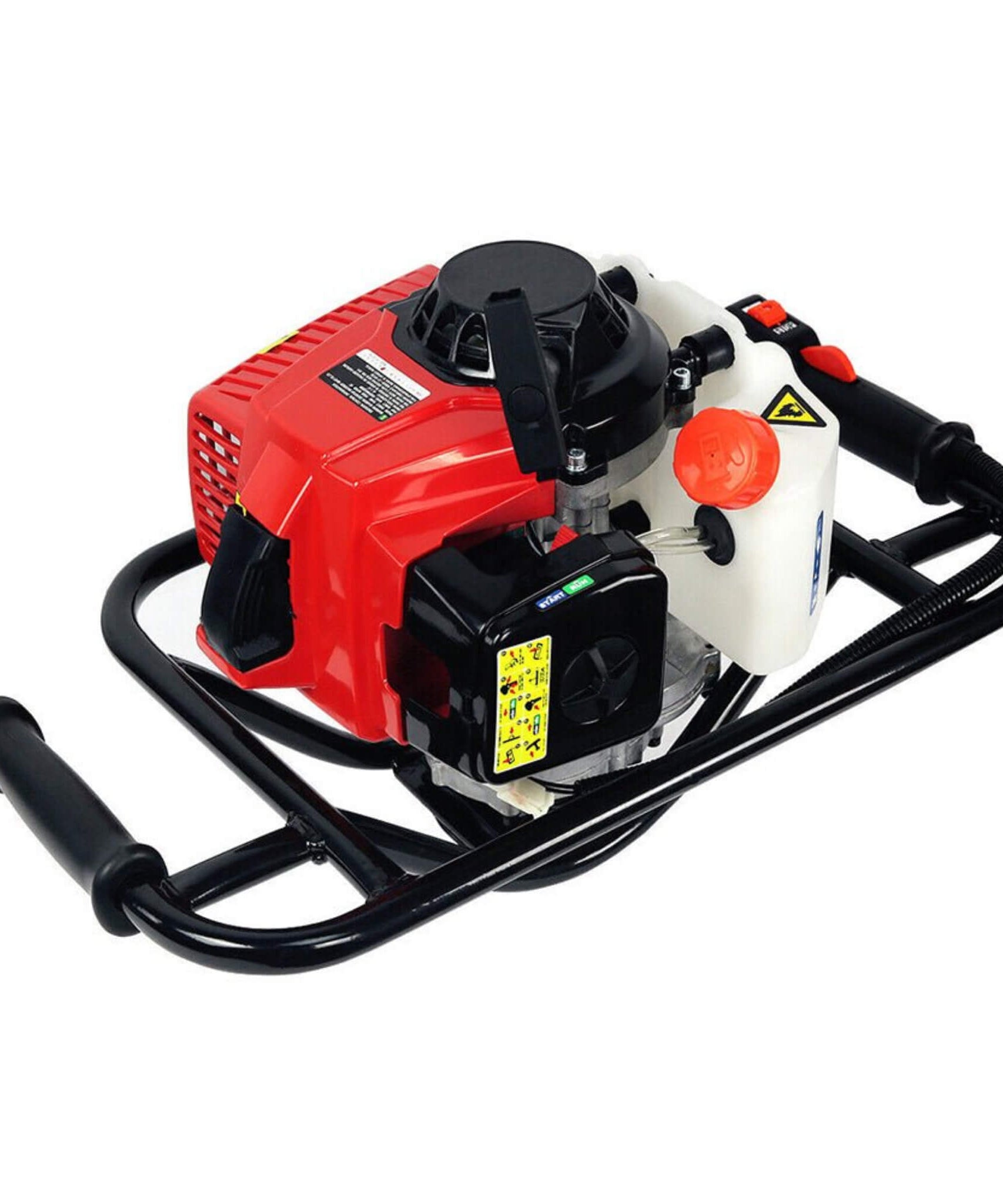 12-Inch 63CC Gasoline Powered Post Hole Digger Earth Auger Machine (SAK14852)