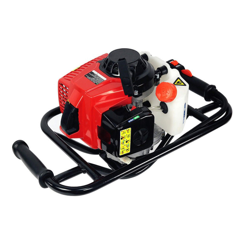 12-Inch 63CC Gasoline Powered Post Hole Digger Earth Auger Machine (SAK14852)