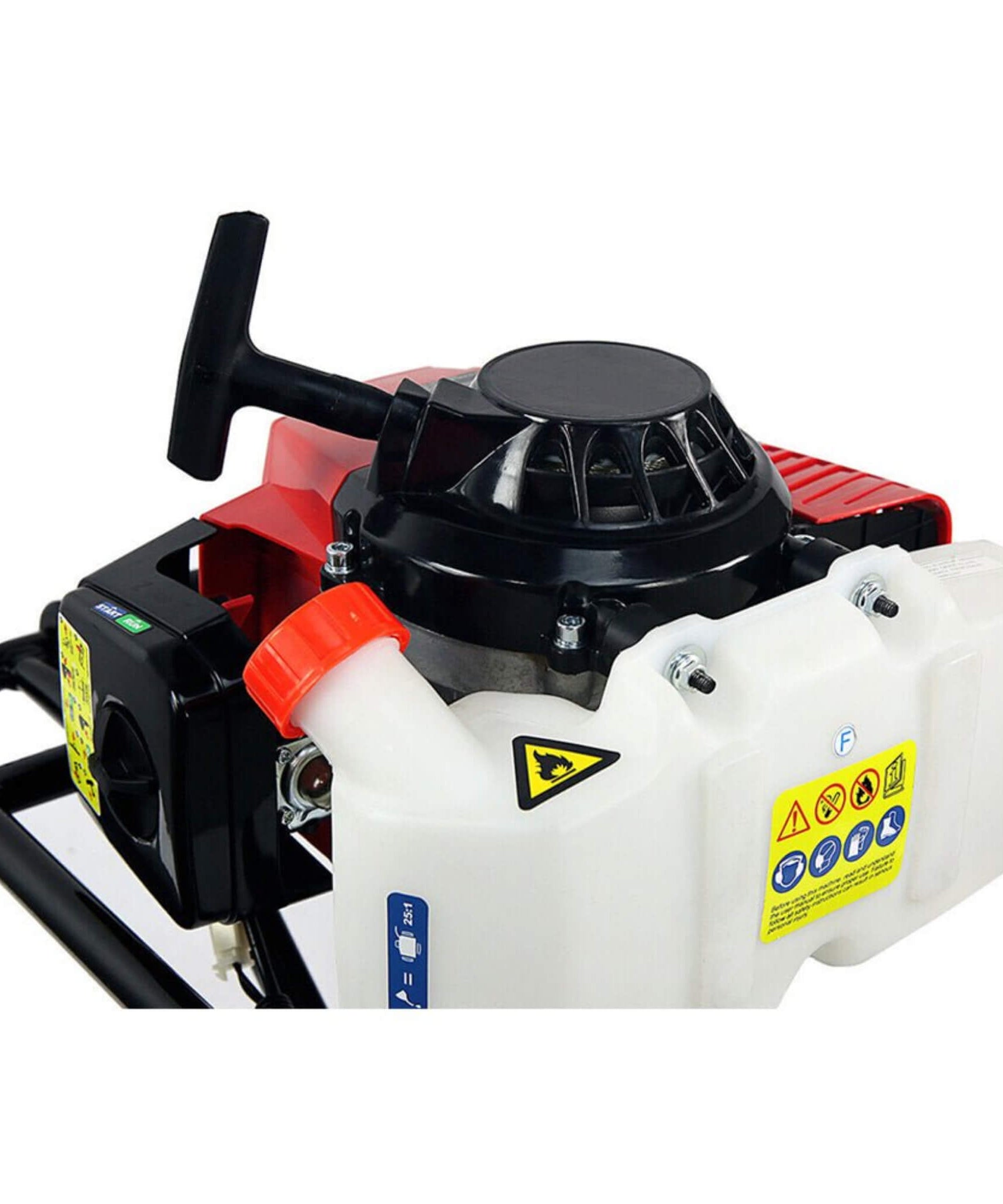 12-Inch 63CC Gasoline Powered Post Hole Digger Earth Auger Machine (SAK14852)