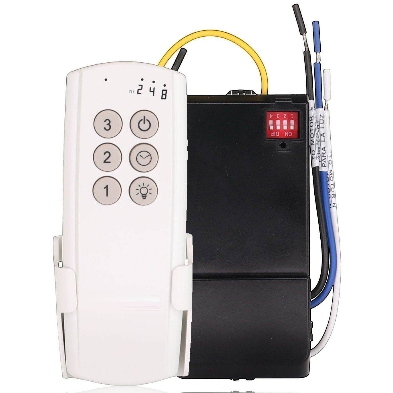 Anderic Substitute Kit for Home Decorators Collection A25-43 Ceiling Fan Remote Control [63T-AC83T-KIT]
