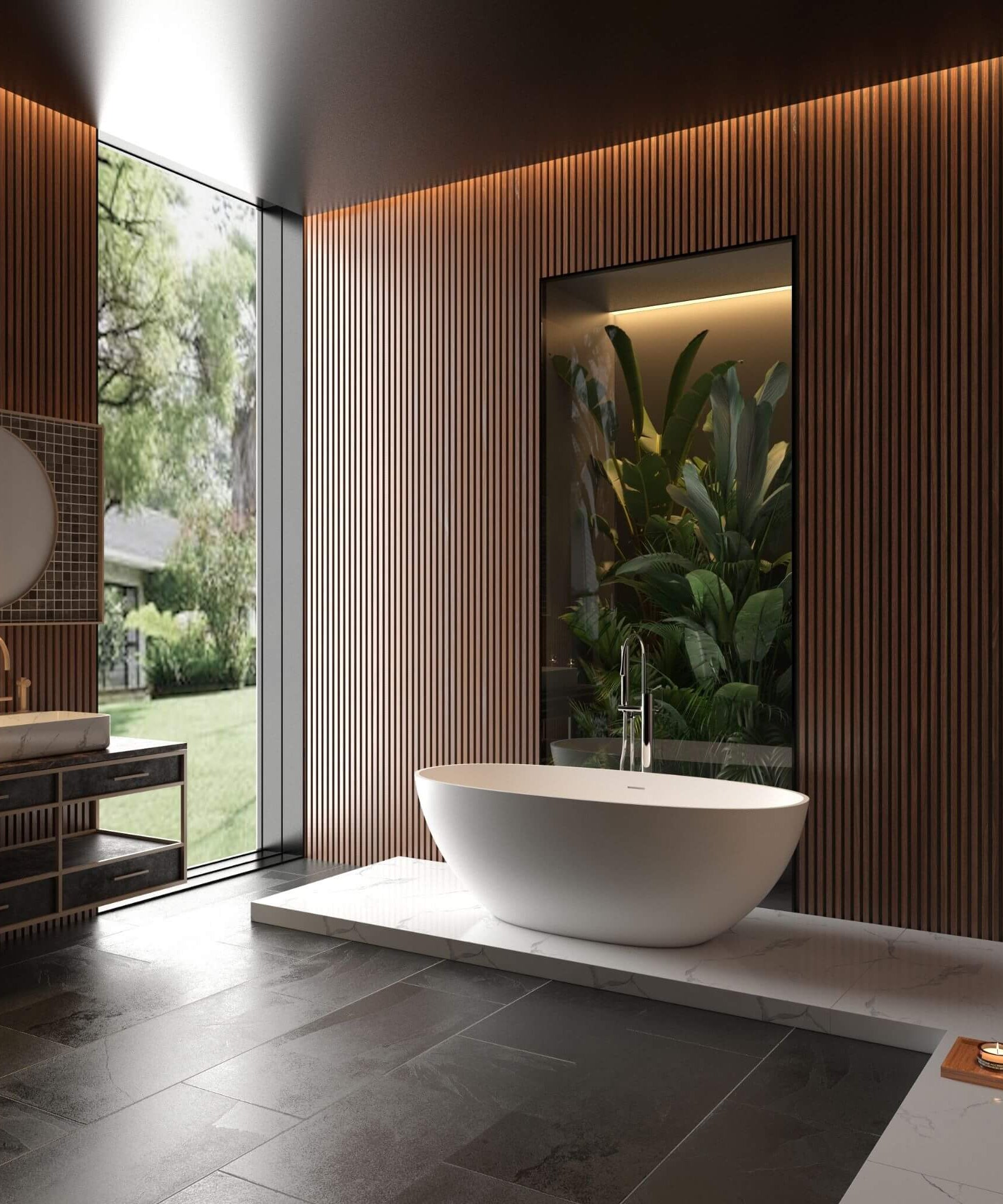 Nuvia Virella 65-Inch Luxury Freestanding Soaking Bathtub With Overflow And Pop-Up Drain (SAK69451)