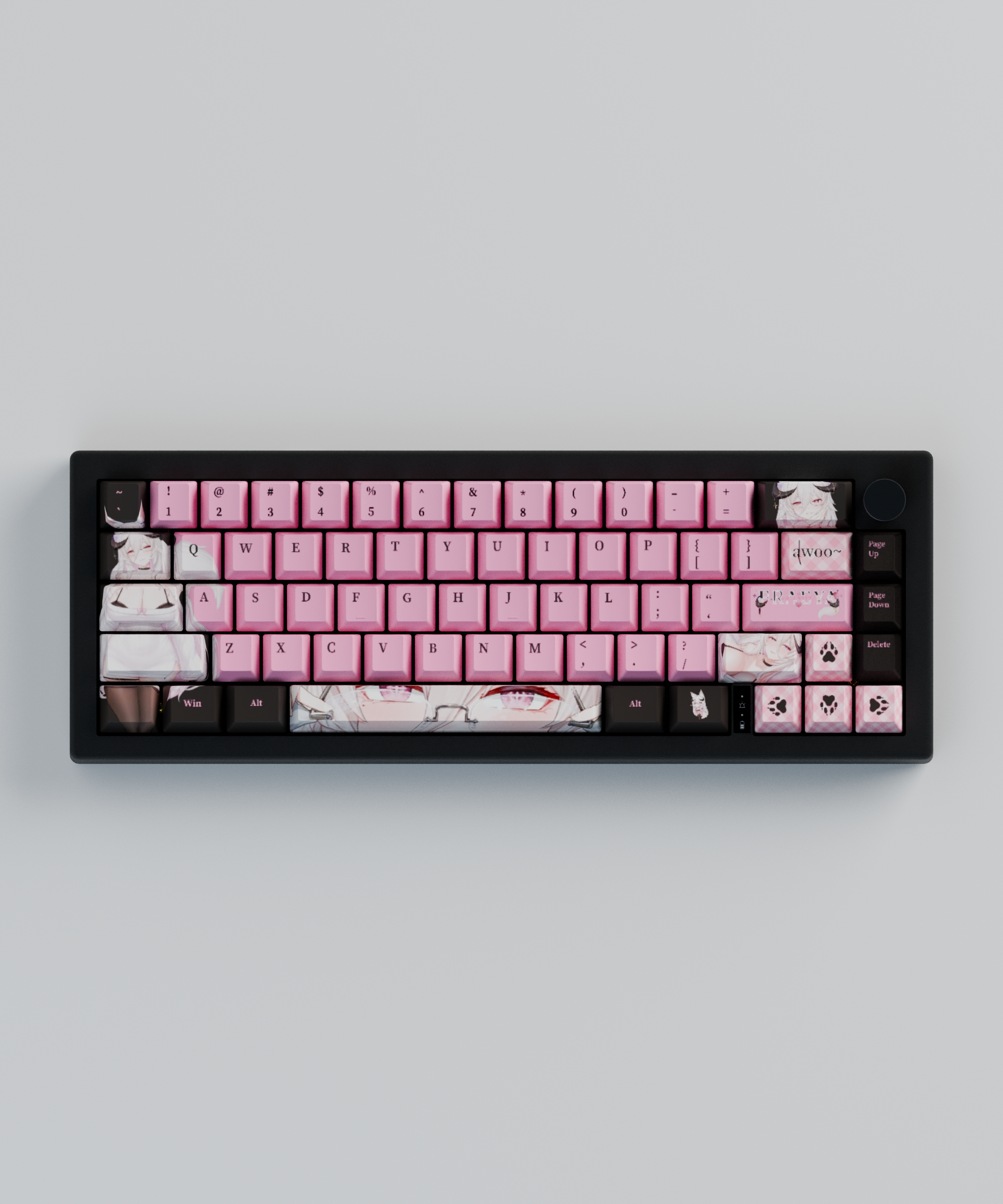 Fraeya 65% RGB Mechanical Keyboard + Keycaps(Collabs)