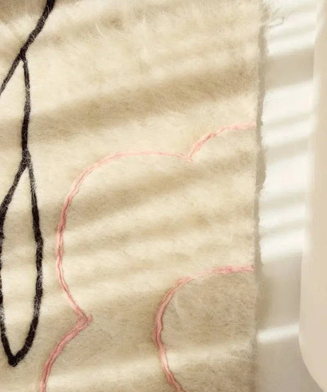 Handwoven Wool Runner Rug Bloom