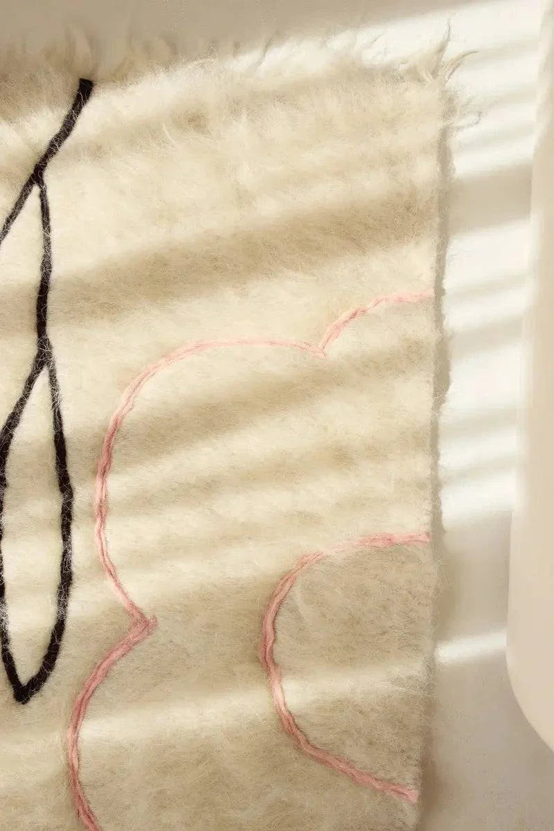 Handwoven Wool Runner Rug Bloom