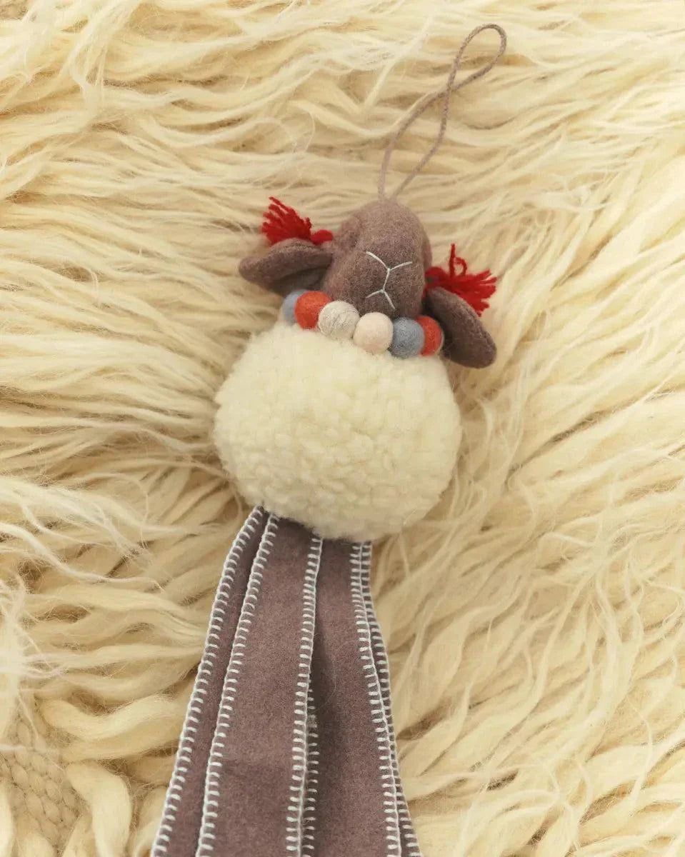 Small Wool Lamb Toy