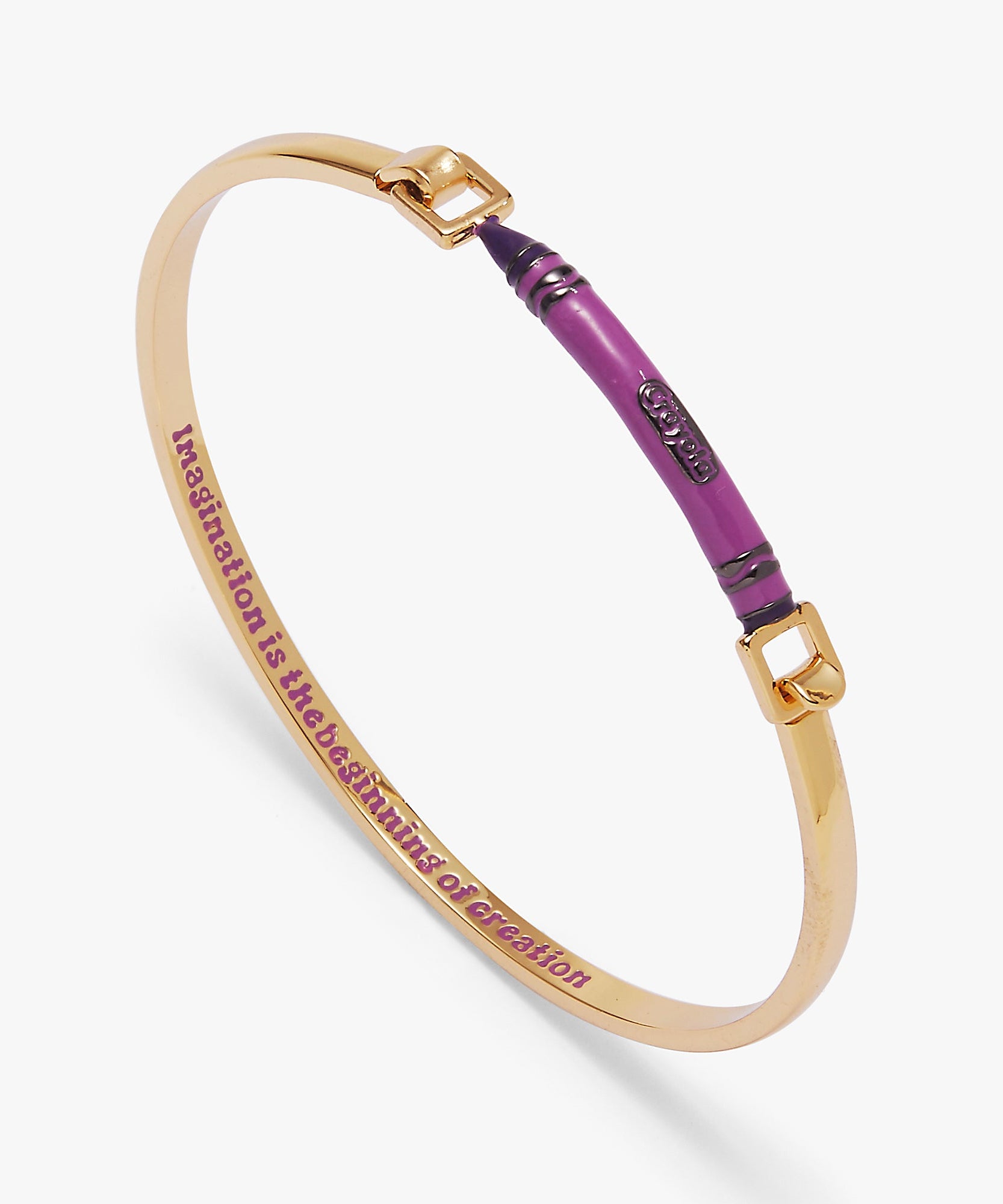 Crayola Royal Purple Crayon Tension Bangle