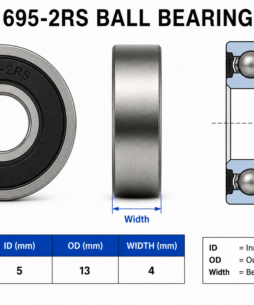 HoneyBadger Chrome Steel Bearings