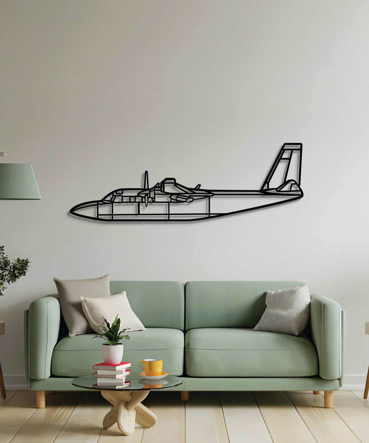 695A Metall-Flugzeug-Wandkunst - NCP0507