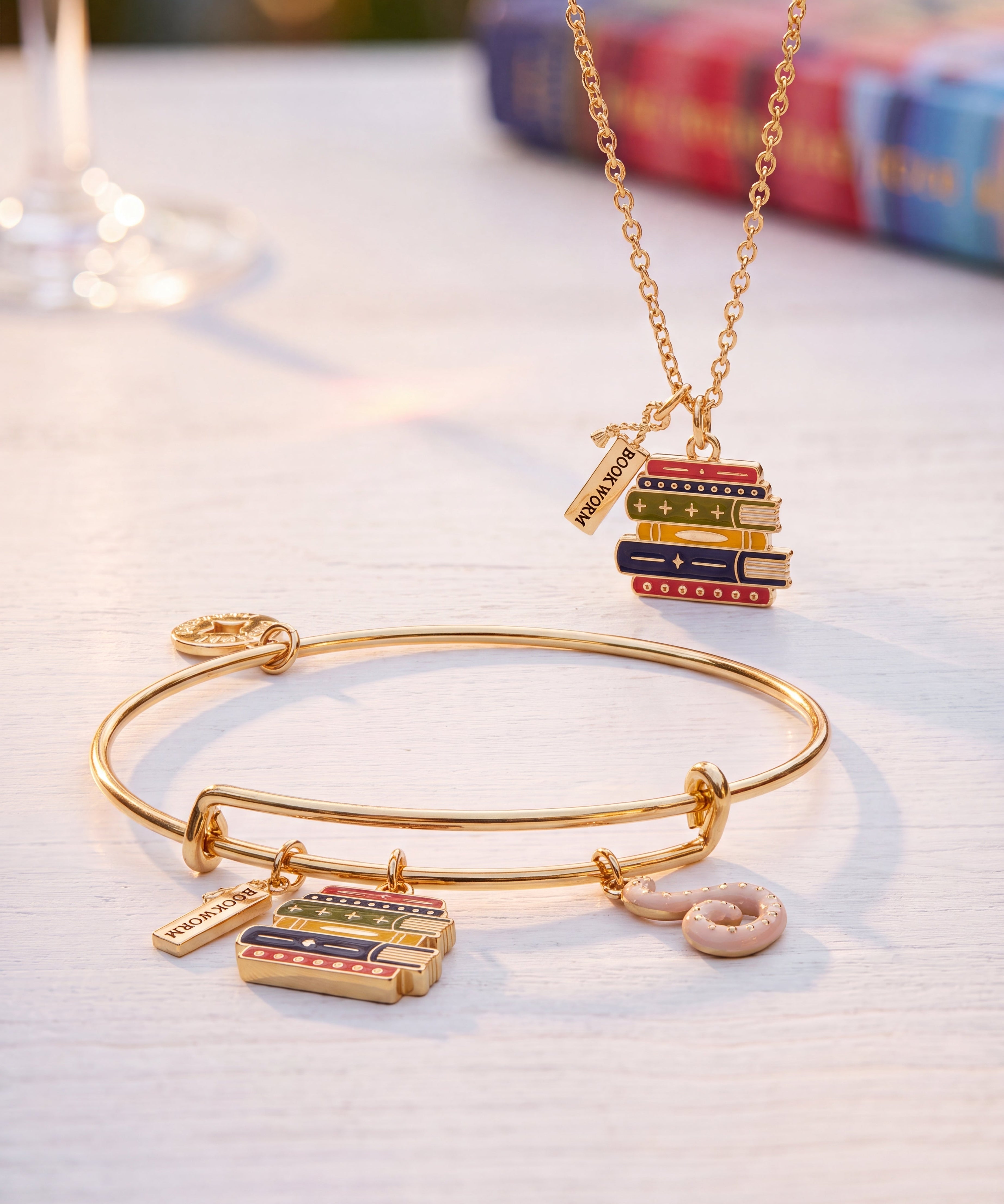 Book Club Multicharm Bangle