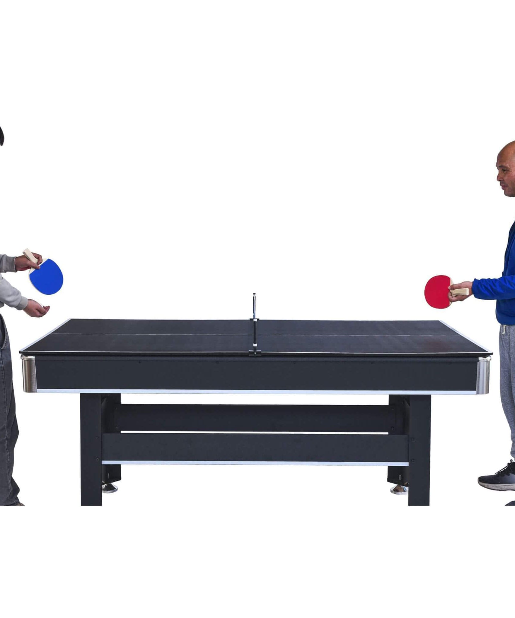 6FT Premium Wooden Multifunctional Pool Table With Table Tennis Top (SAK62741)