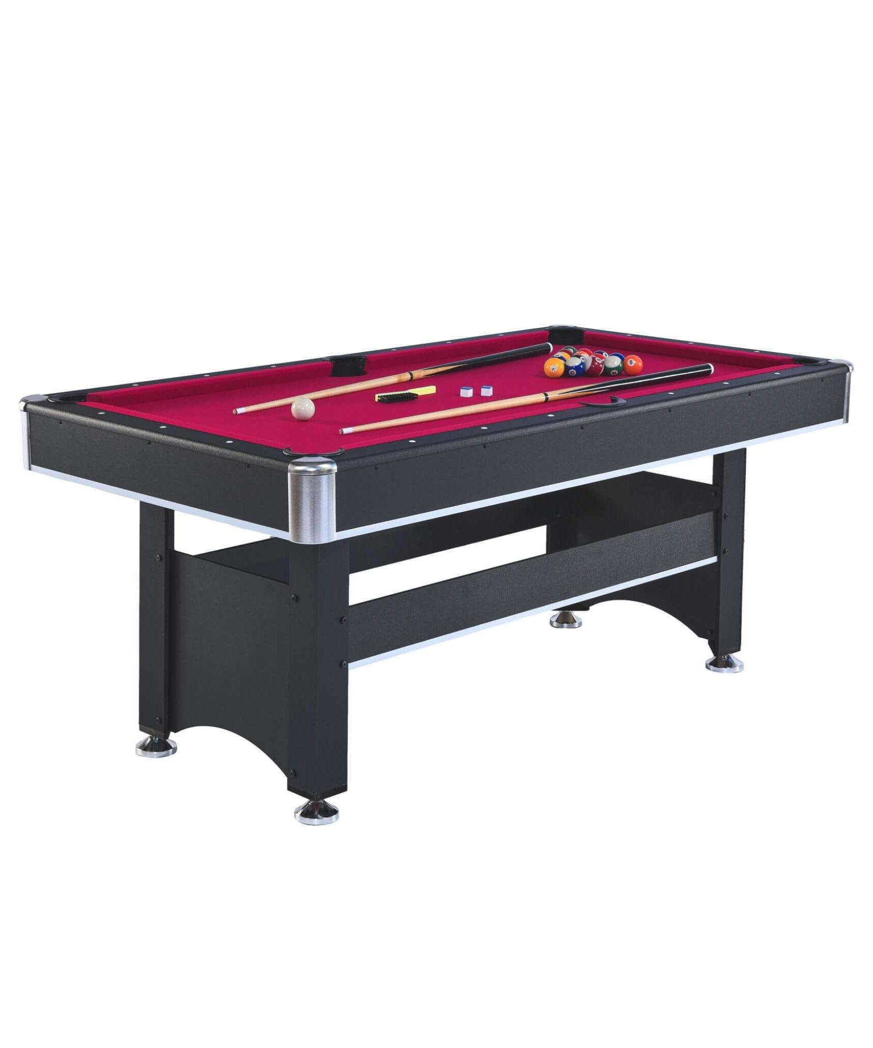 6FT Premium Wooden Multifunctional Pool Table With Table Tennis Top (SAK62741)