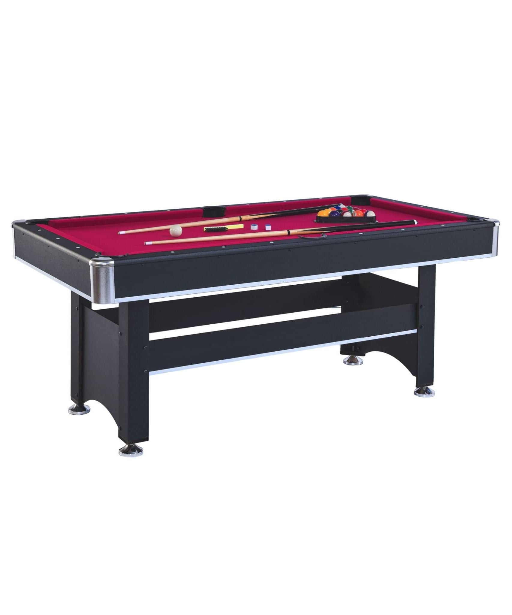 6FT Premium Wooden Multifunctional Pool Table With Table Tennis Top (SAK62741)