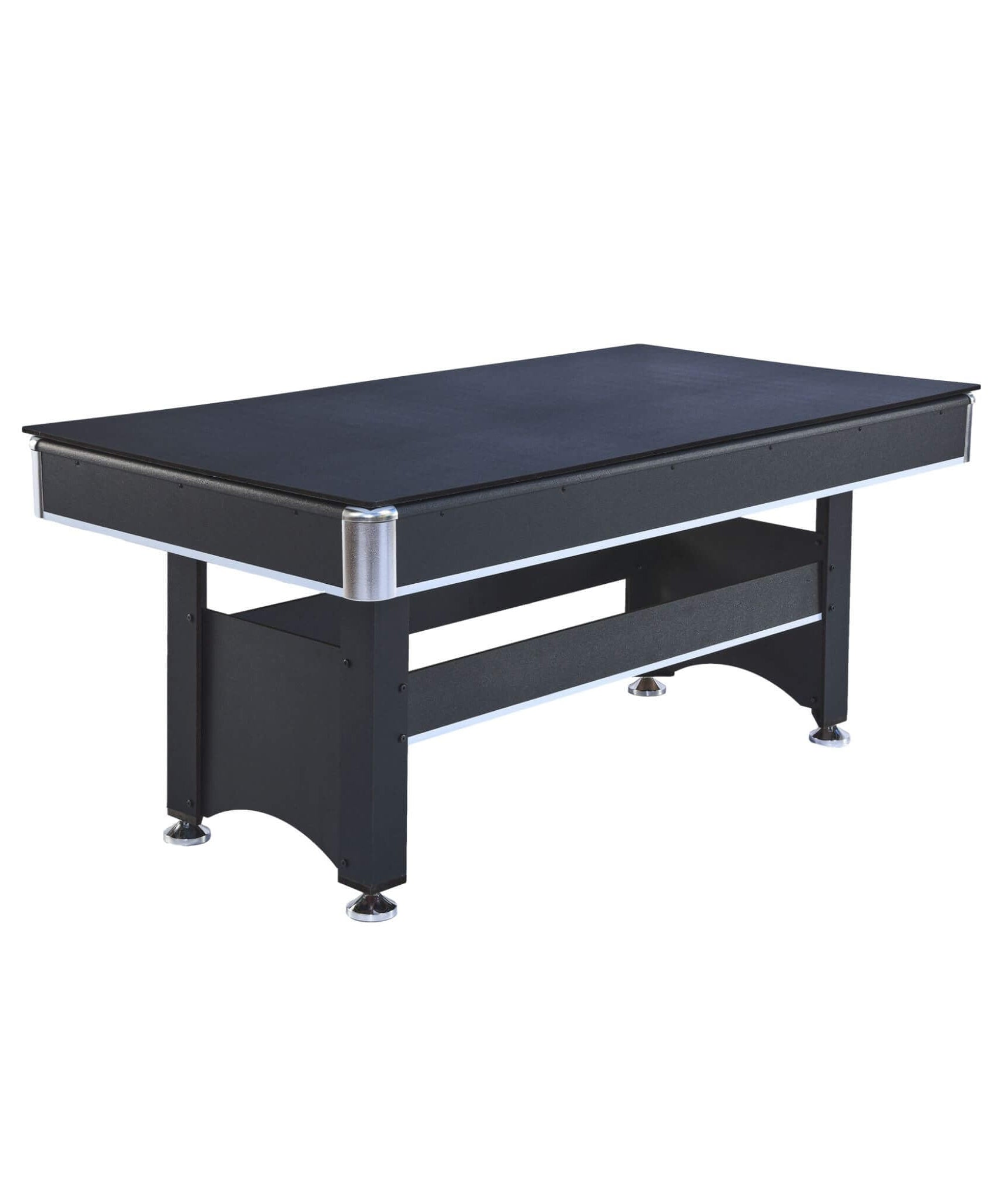 6FT Premium Wooden Multifunctional Pool Table With Table Tennis Top (SAK62741)