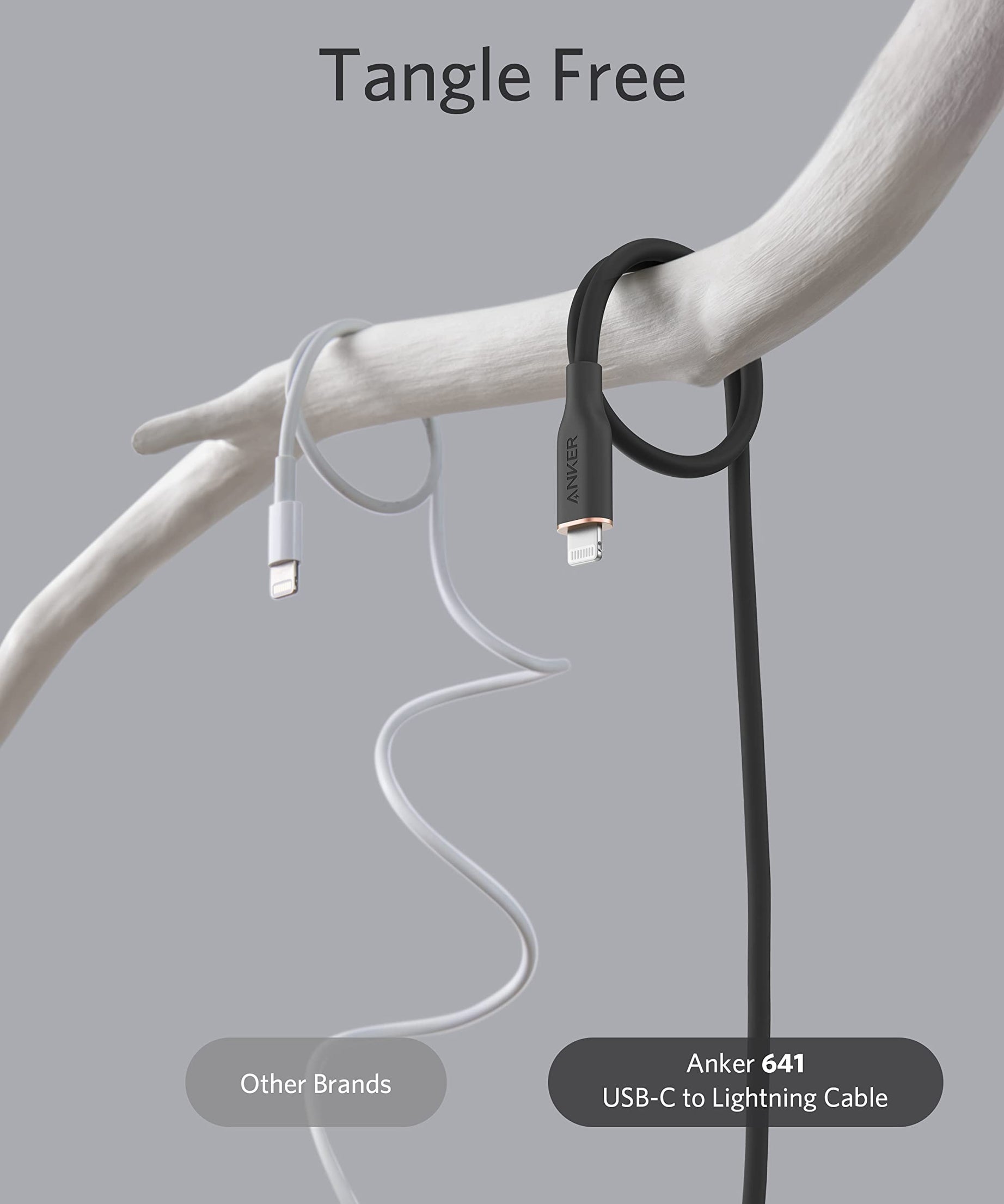 Anker <b>641</b> USB-C to Lightning Cable (Flow, Silicone)