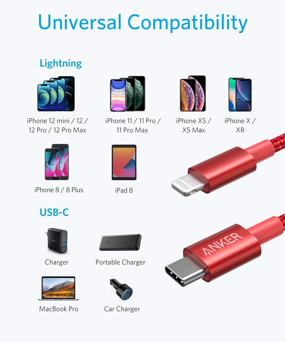 Anker <b>331</b> USB-C to Lightning Cable