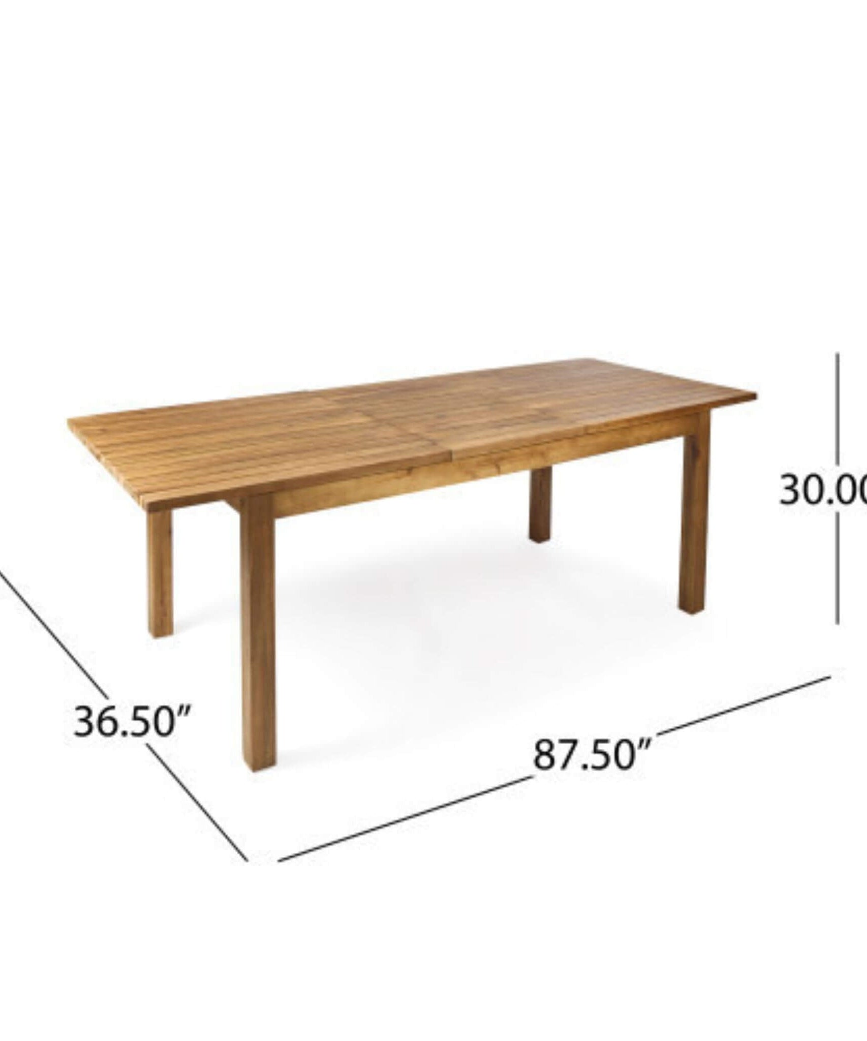 Alora 7-Piece Acacia Wood Outdoor Dining Set With Cushions And Table (SAK14657)
