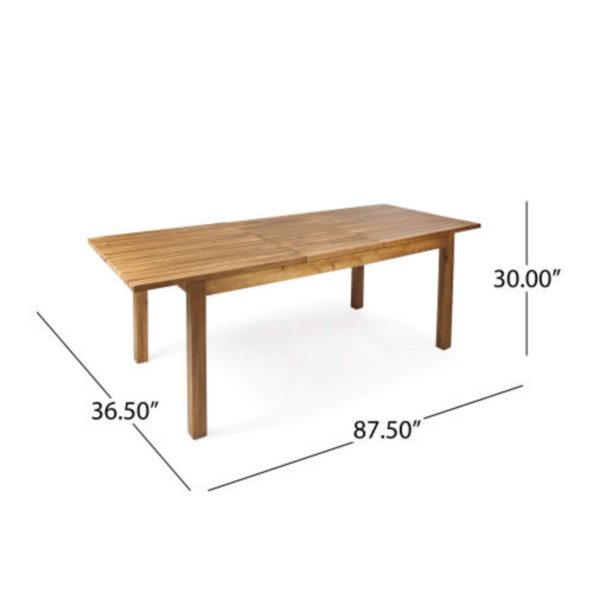 Alora 7-Piece Acacia Wood Outdoor Dining Set With Cushions And Table (SAK14657)