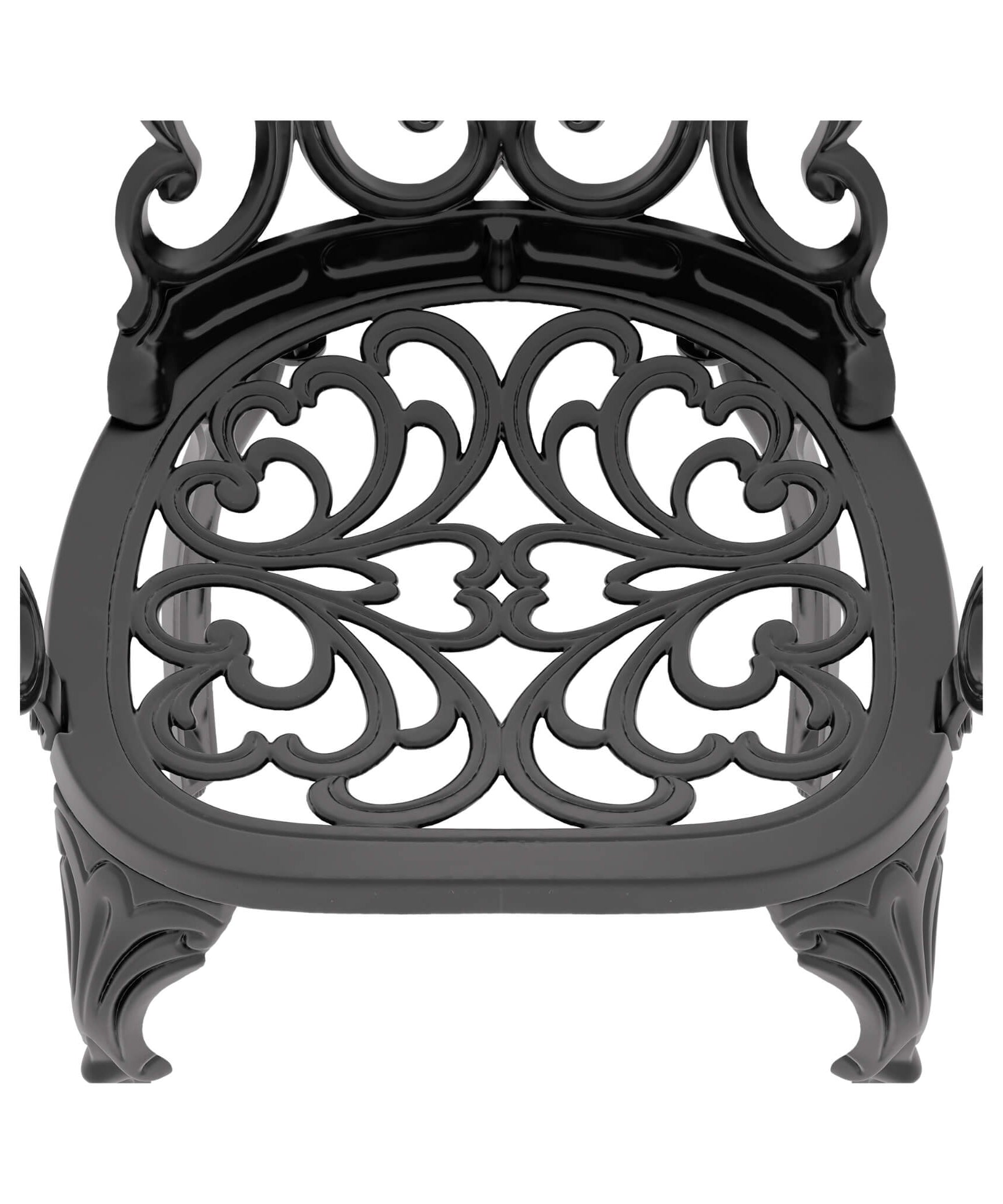 Alora 7-Piece Cast Aluminum Patio Furniture Set With Black Frame And Off-White Cushions (SAK12948)