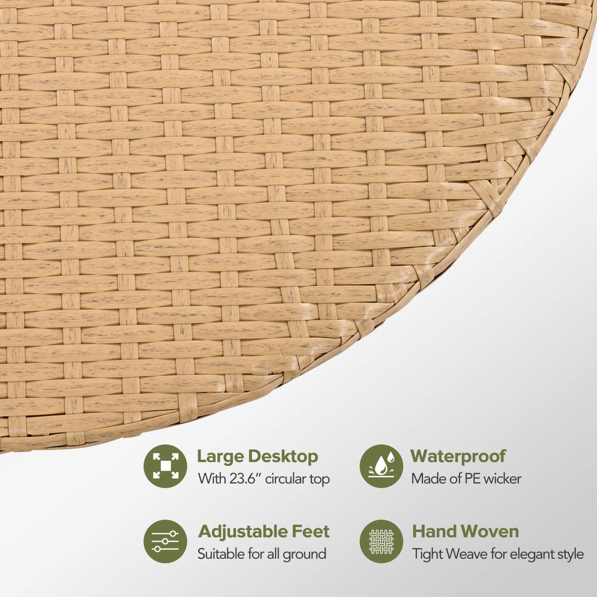 Alora 7-Piece Outdoor All-Weather Rattan Patio Sofa Set With Cushions (SAK47230)