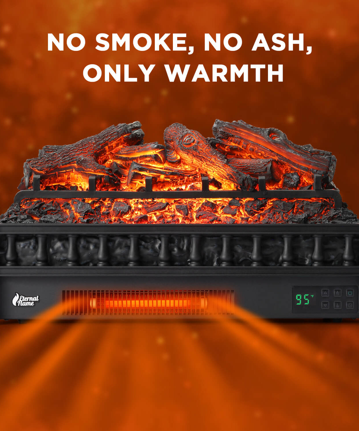 (Open Box) Eternal Flame EF26-LG Electric Fireplace Logs