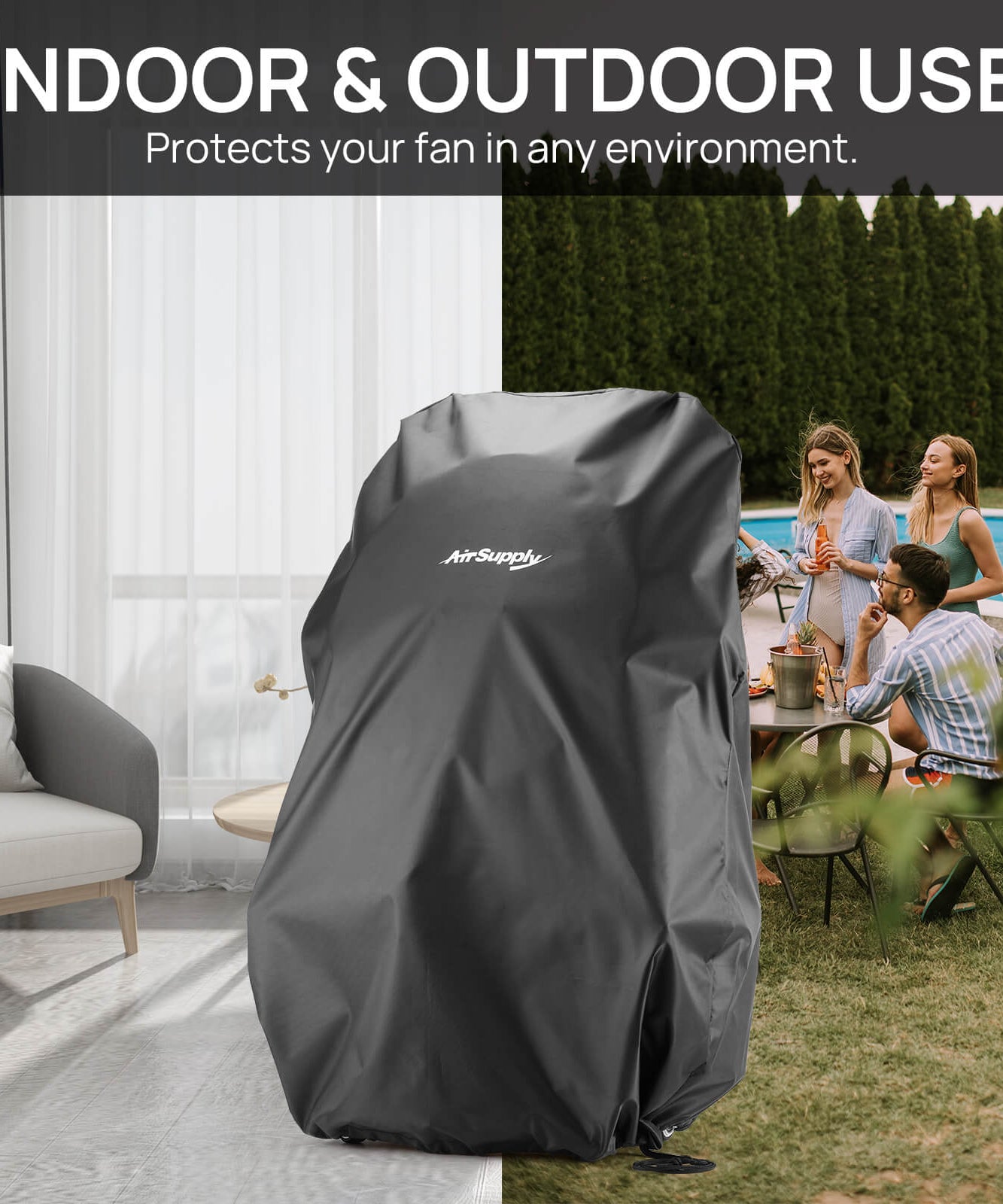 AirSupply MS12 Portable Mist Fan Cover