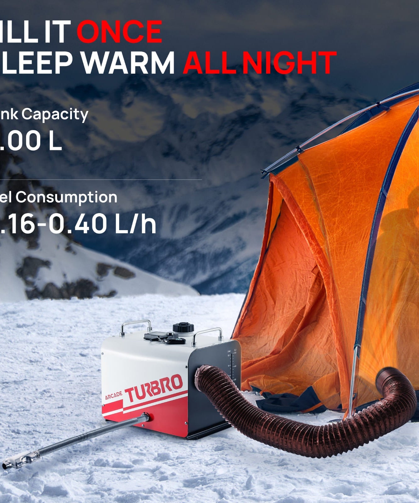 Arcade H8BP Diesel Heater - European version