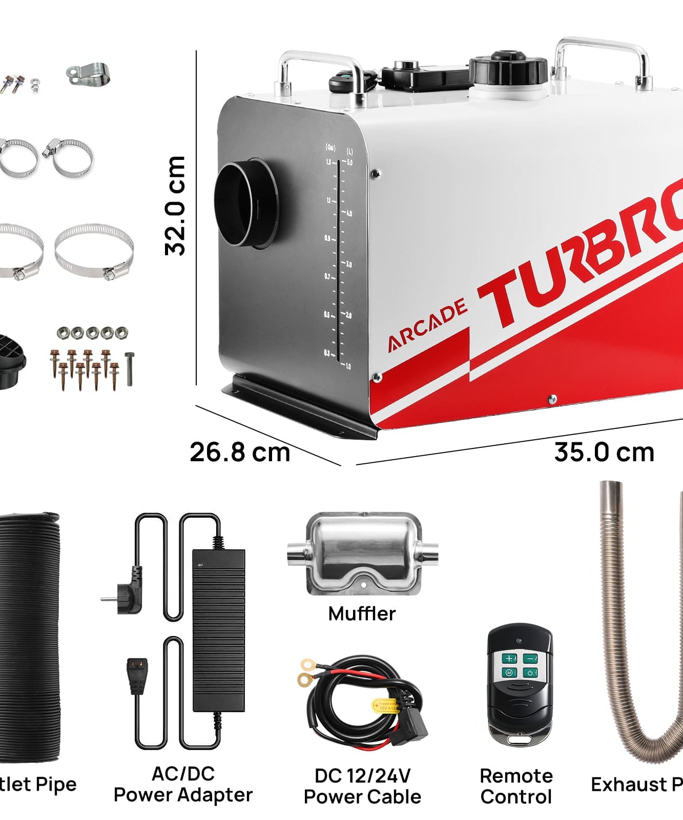 Arcade H8BP Diesel Heater - European version