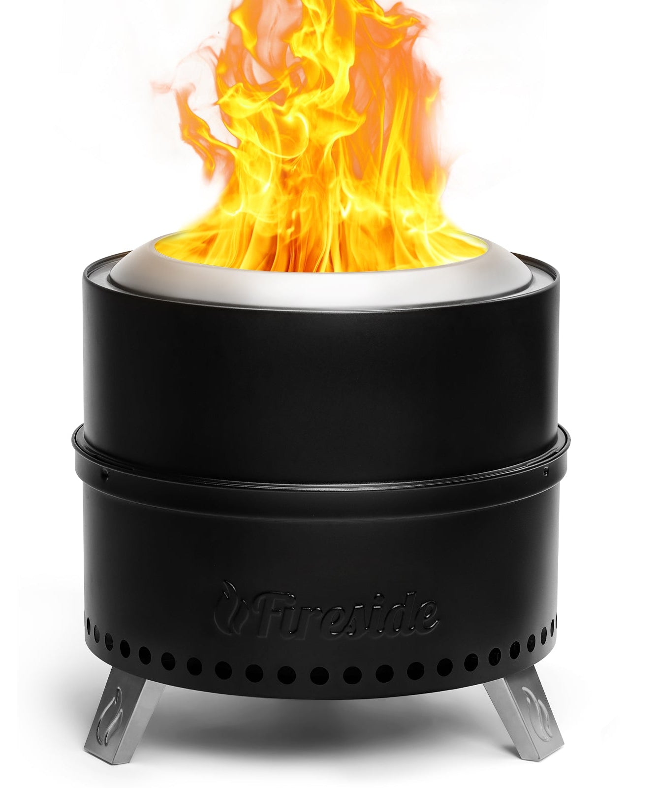 Pluto R19-PG Smokeless Outdoor Fire Pit -  Painted Black