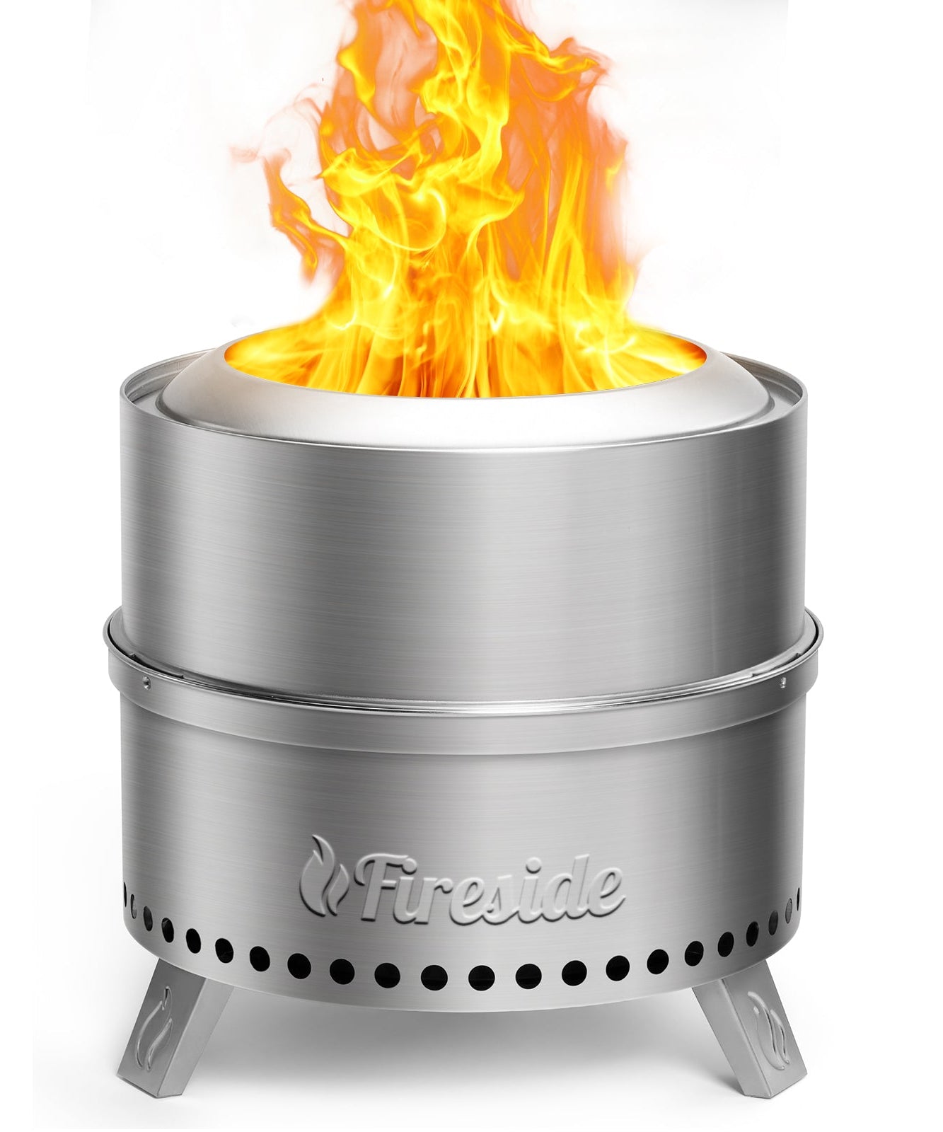 Pluto R19-SS Smokeless Outdoor Fire Pit -  Stainless Steel