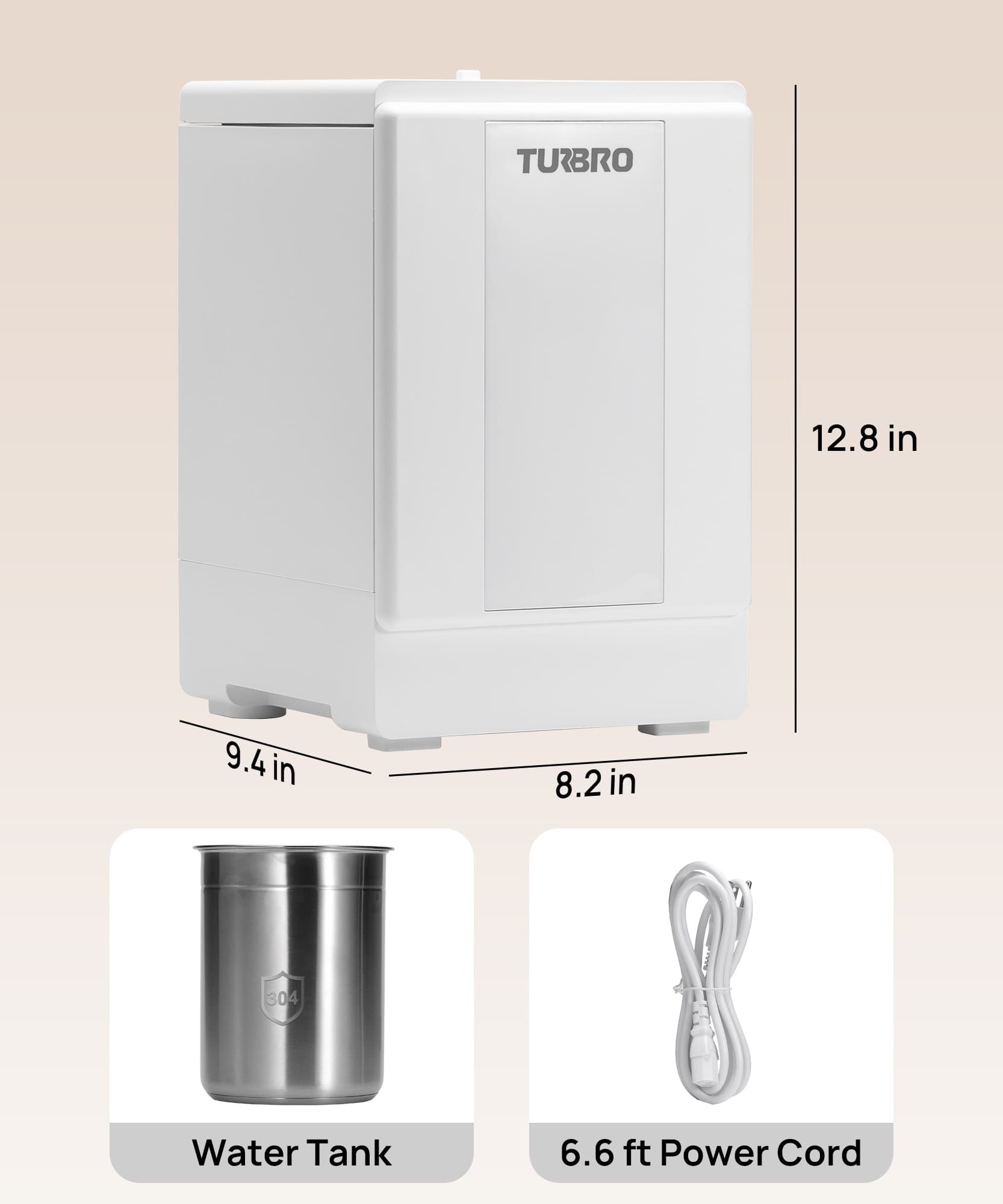 Greenland 4L Stainless Steel Steam Warm Mist Humidifier