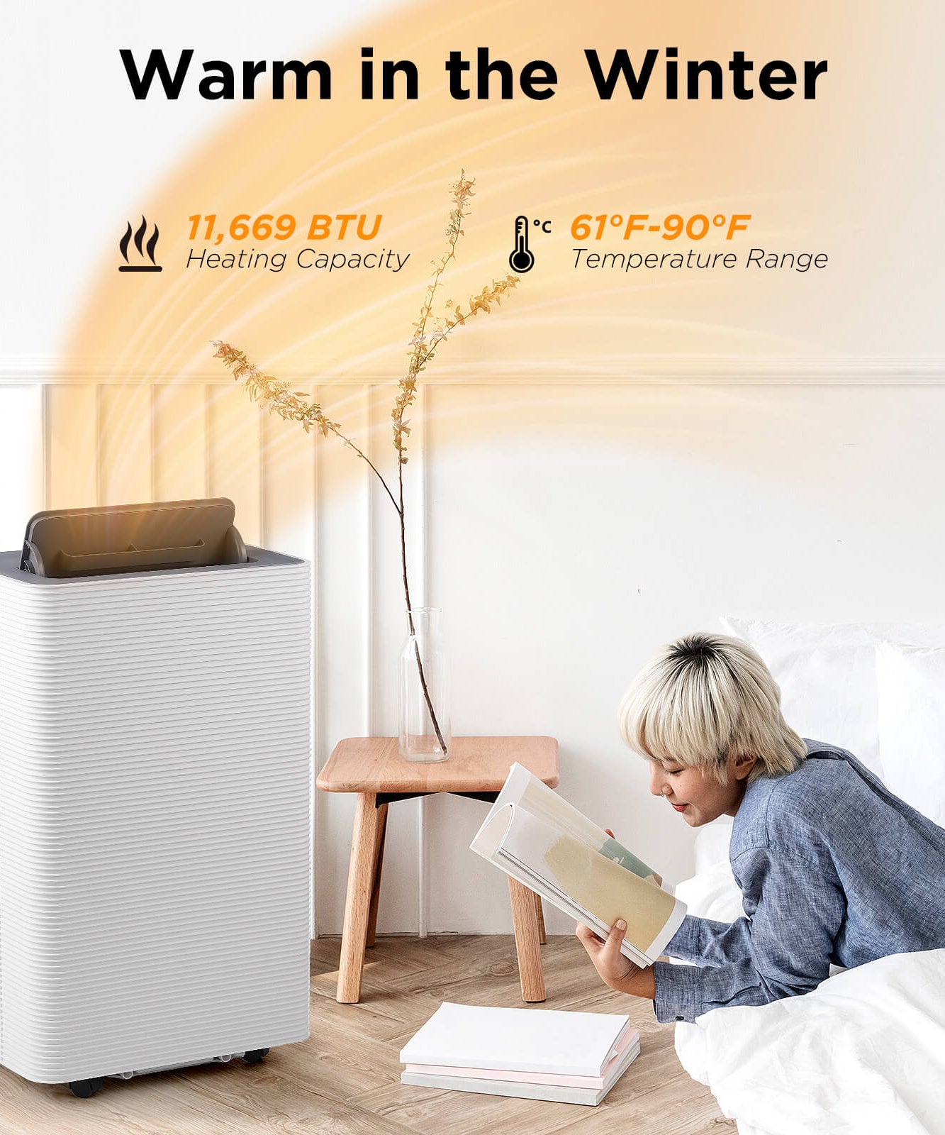 Finnmark 14,000 BTU WiFi Portable Air Conditioner