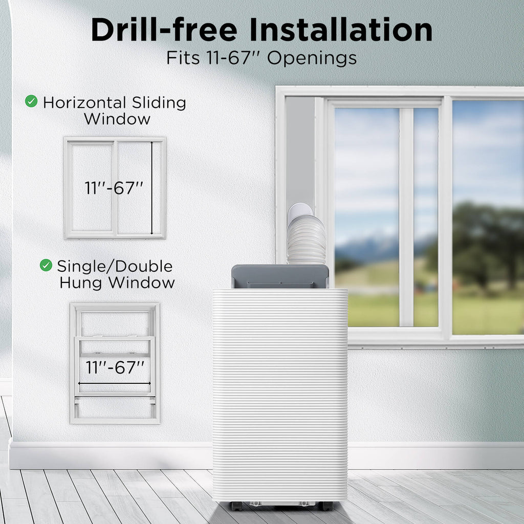 Finnmark 14,000 BTU WiFi Portable Air Conditioner