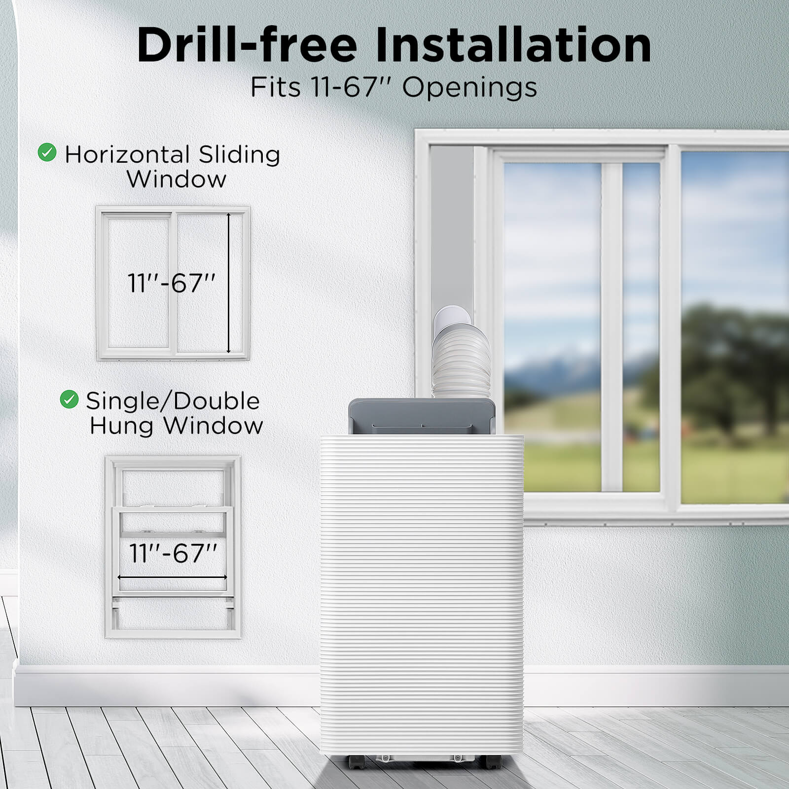 Finnmark 14,000 BTU WiFi Portable Air Conditioner