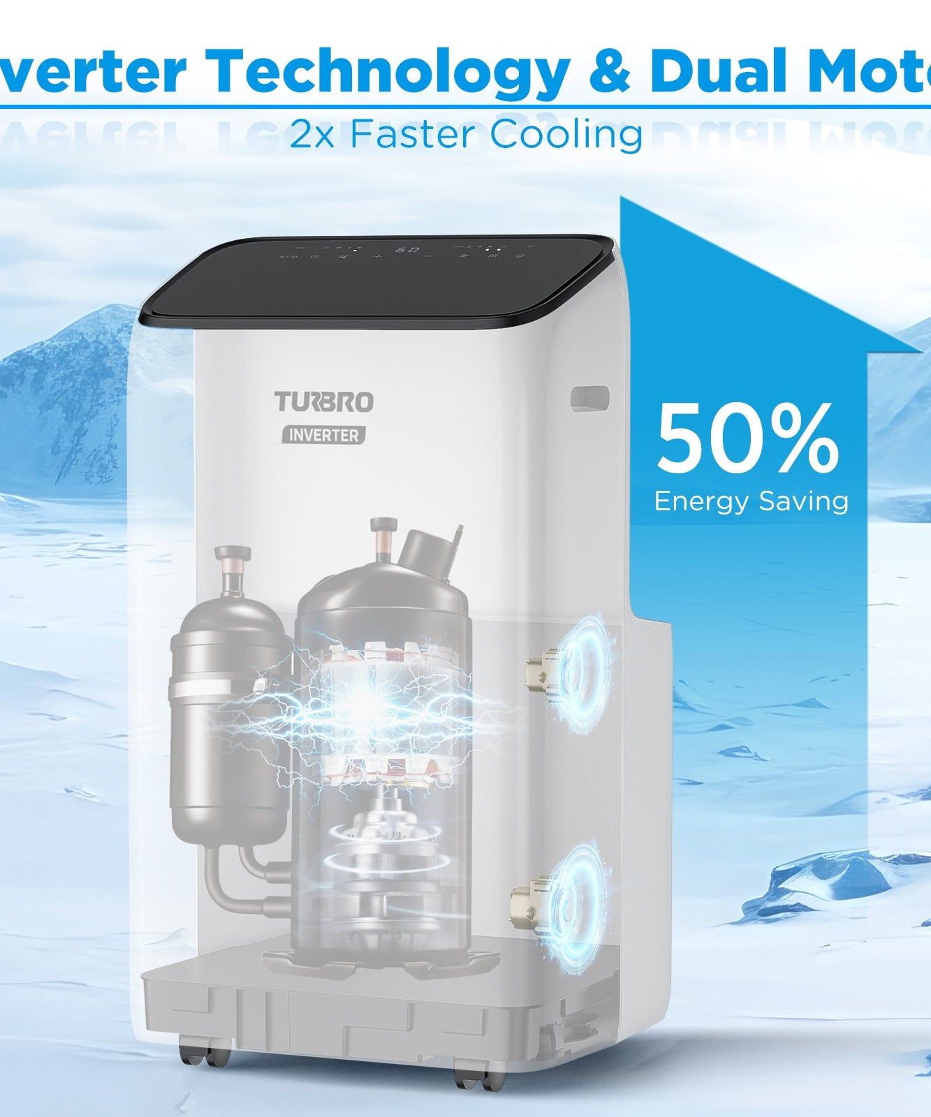Greenland 14,000 BTU Inverter Portable Air Conditioner